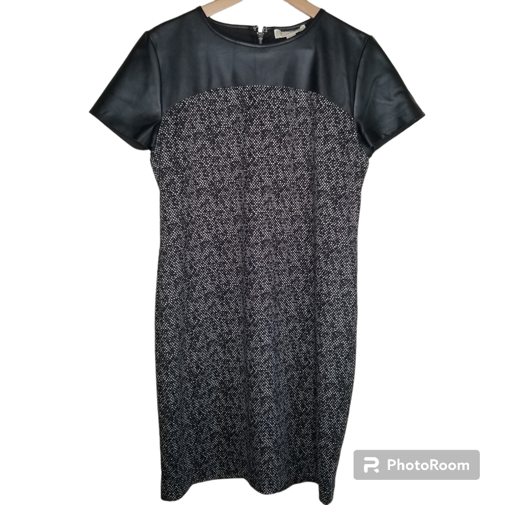 MICHAEL MICHAEL KORS Faux Leather Short Sleeve